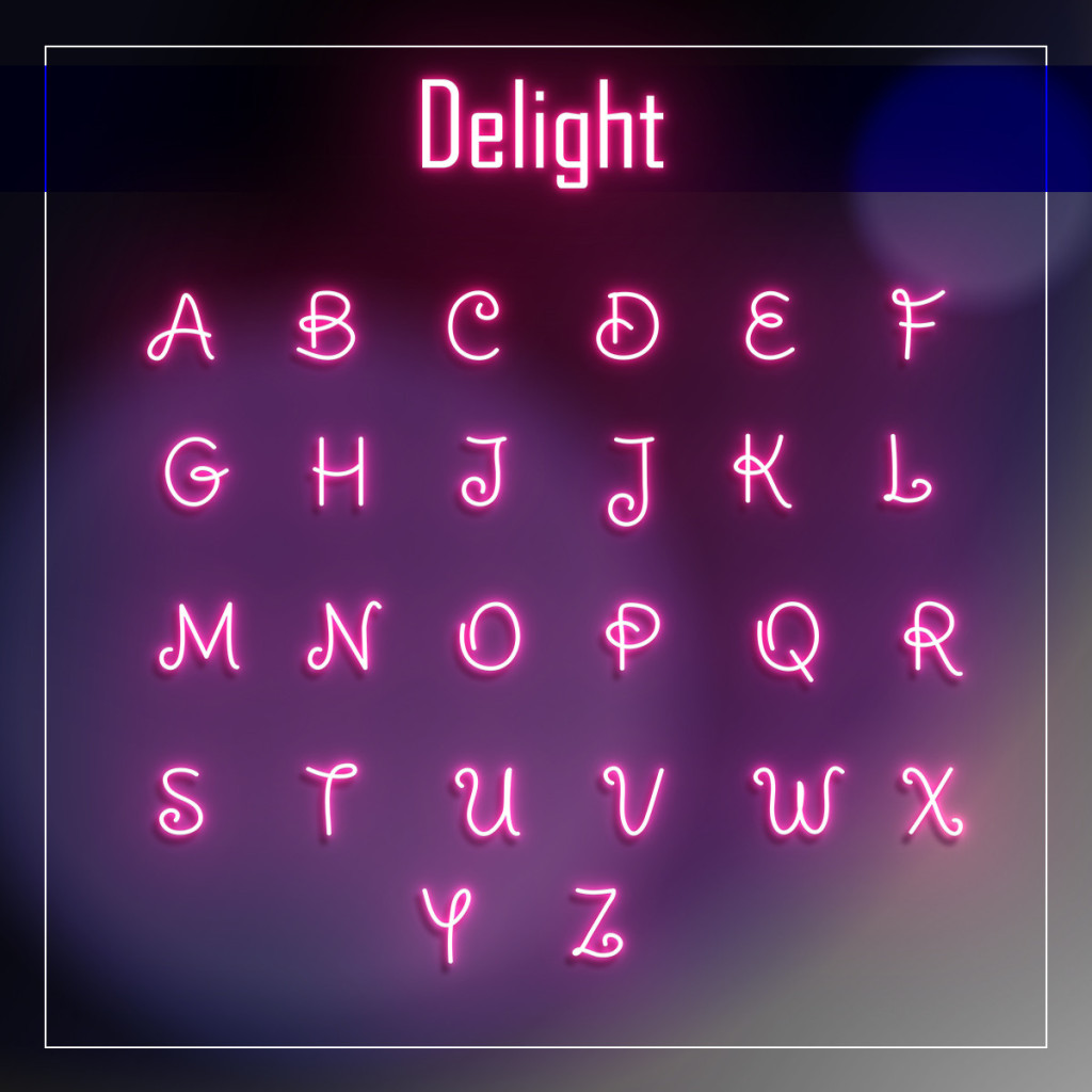 Initiale cu inima Semn luminos Neon Led