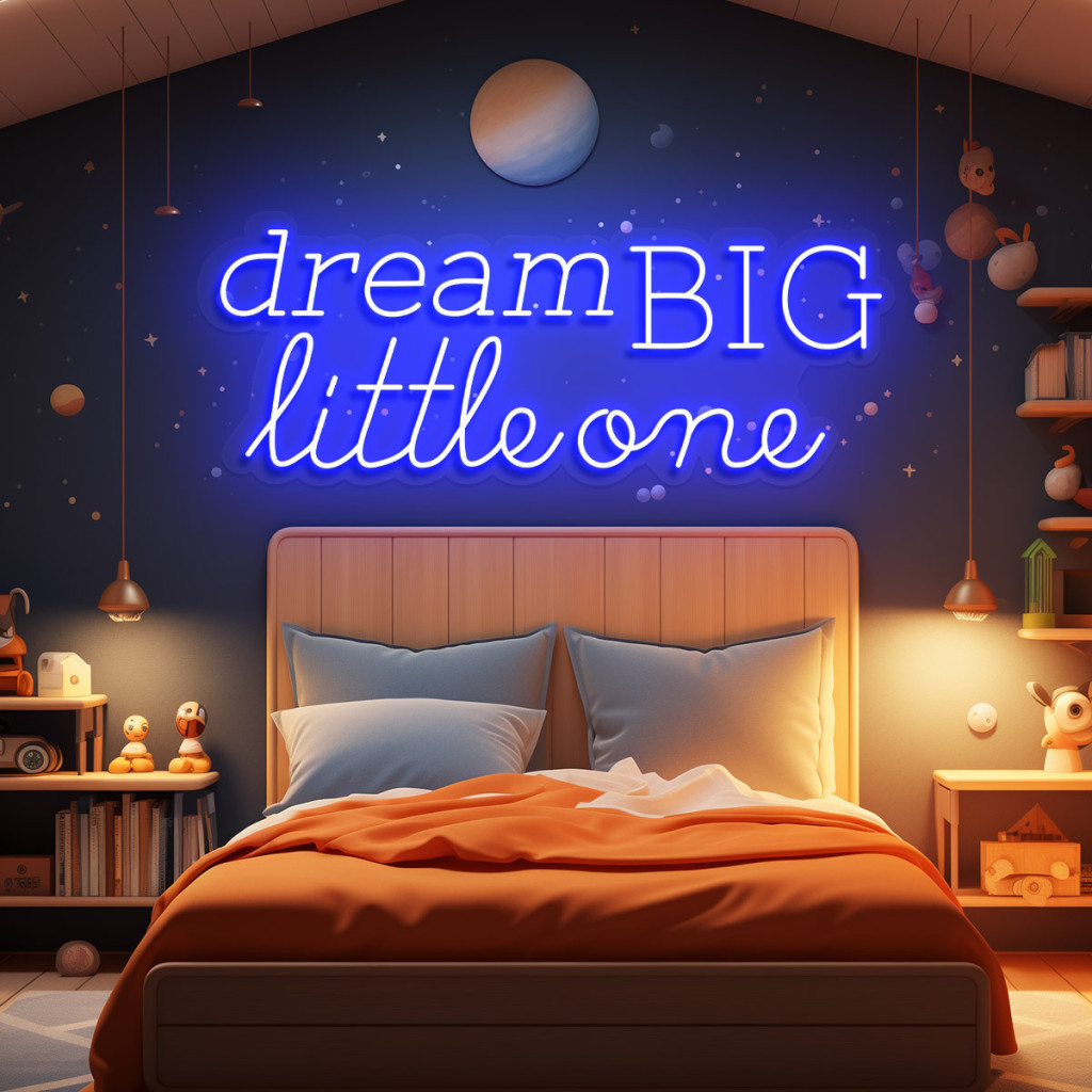 Dream Big Little One  Semn Luminos Neon Led 2