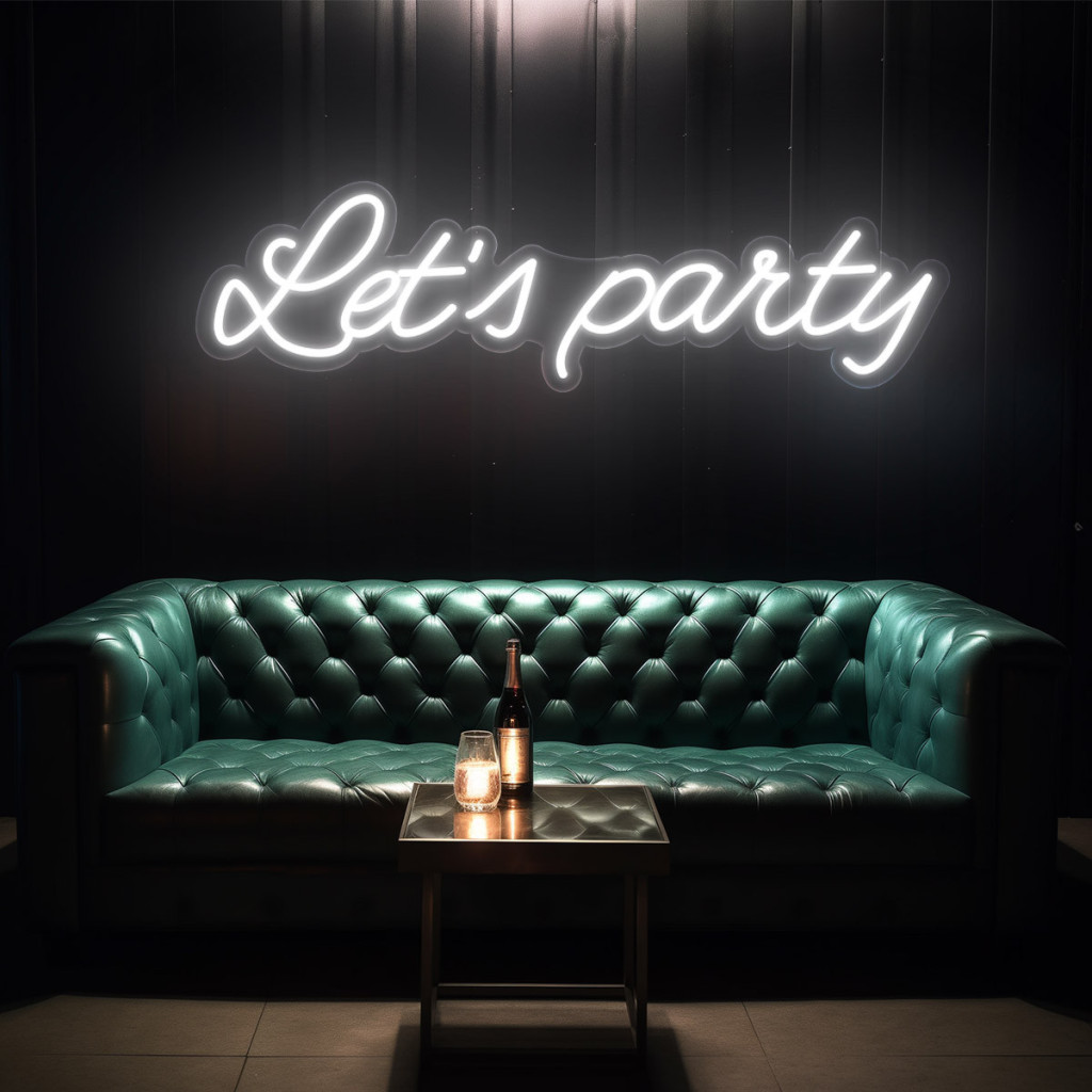 Let's Party Semn Luminos Neon Led