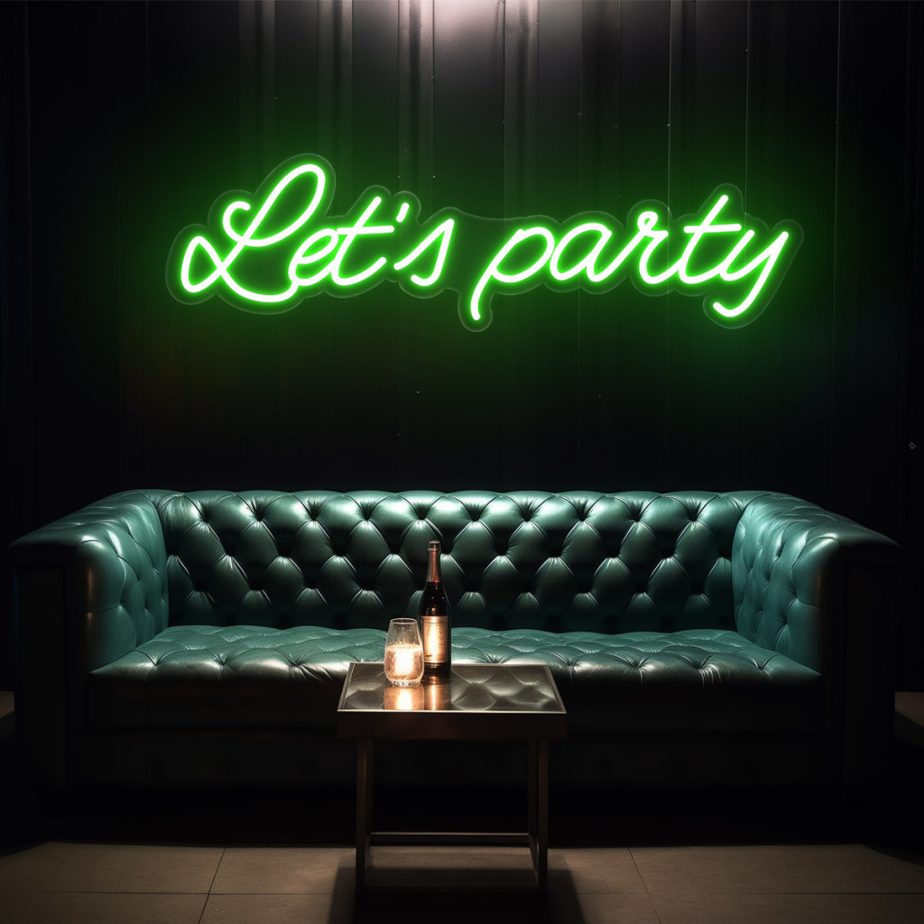 Let's Party Semn Luminos Neon Led