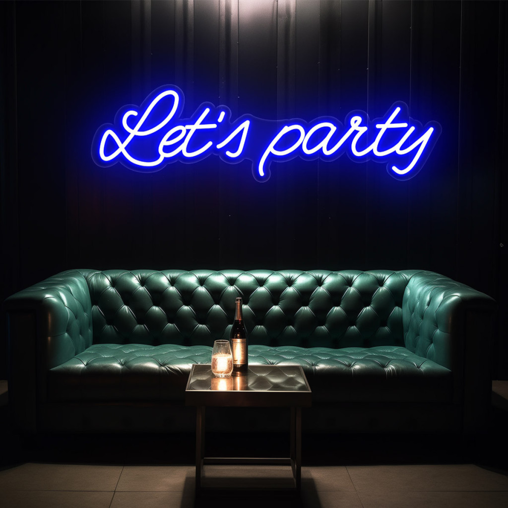 Let's Party Semn Luminos Neon Led