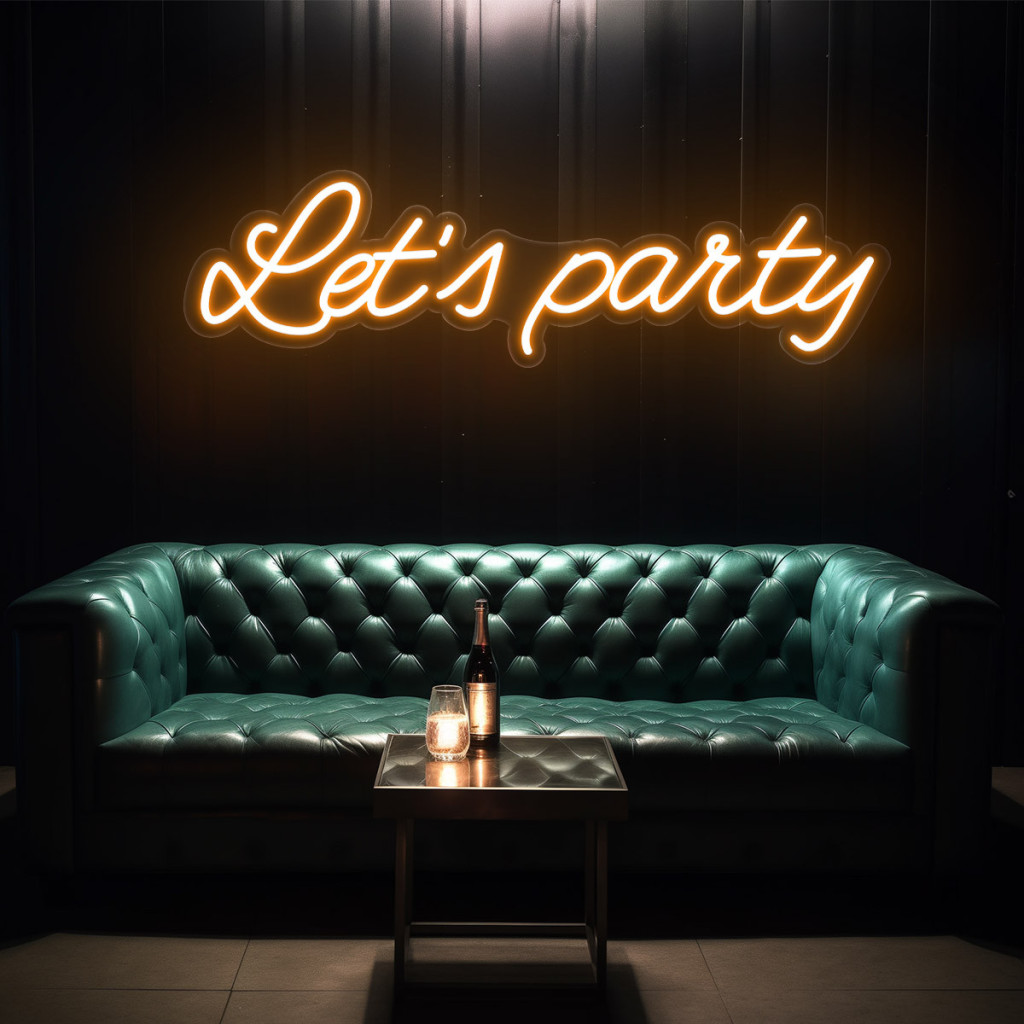 Let's Party Semn Luminos Neon Led