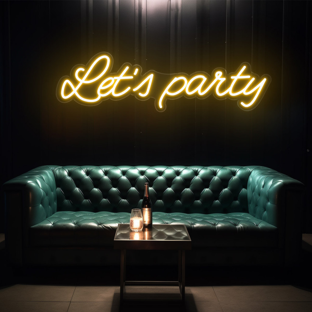 Let's Party Semn Luminos Neon Led