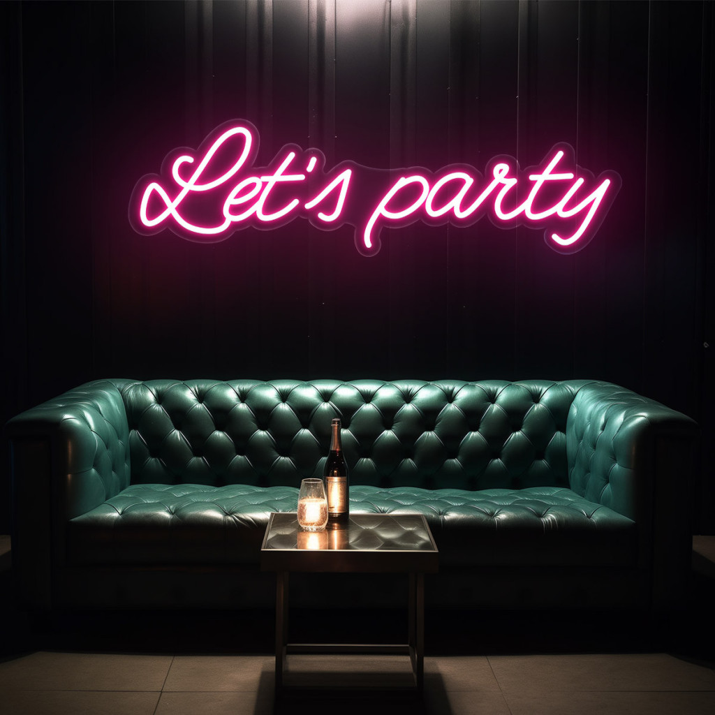 Let's Party Semn Luminos Neon Led