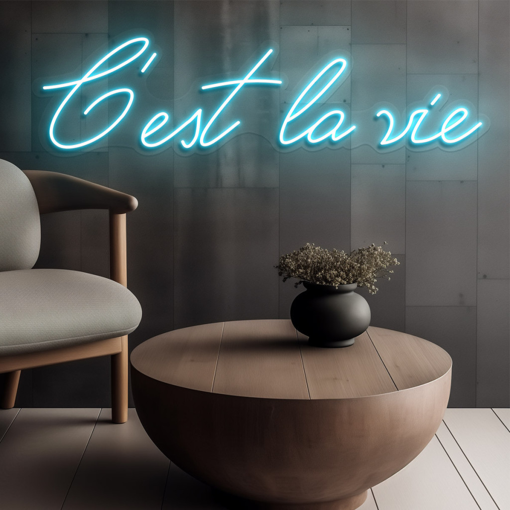C'est la vie Semn Luminos Neon Led 2