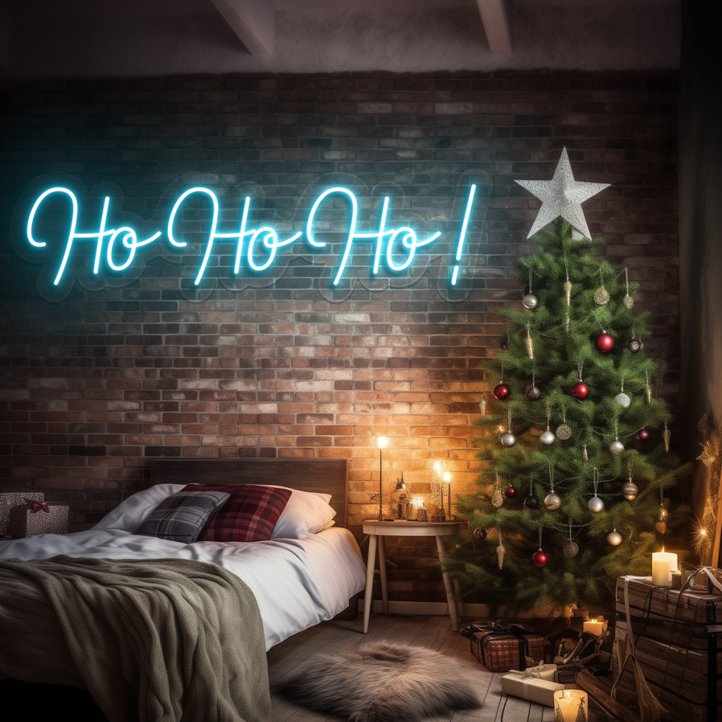 Ho-Ho-Ho Semn Luminos Neon Led