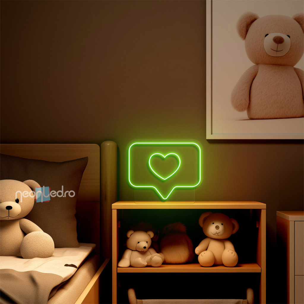 Iconic Heart Semn Luminos Neon Led