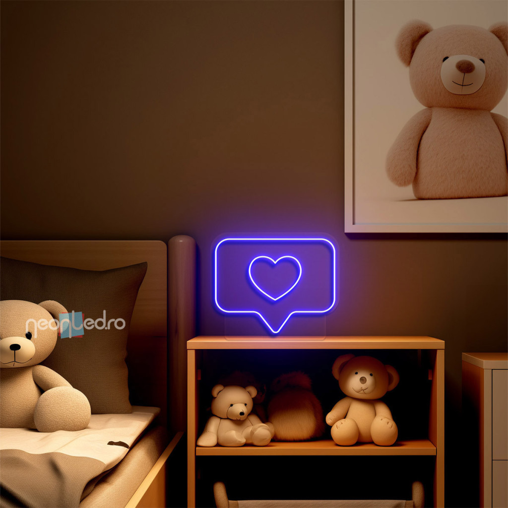 Iconic Heart Semn Luminos Neon Led