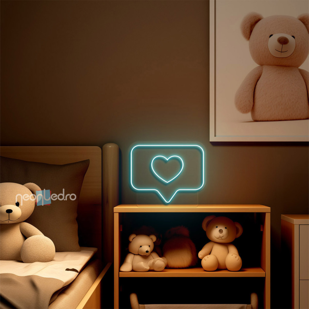 Iconic Heart Semn Luminos Neon Led