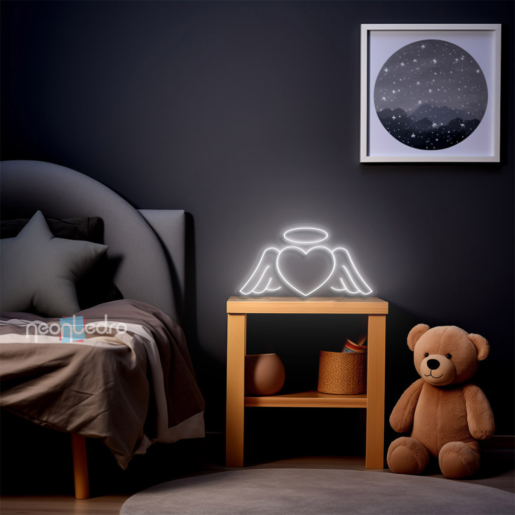 Angel`s Heart Semn Luminos Neon Led