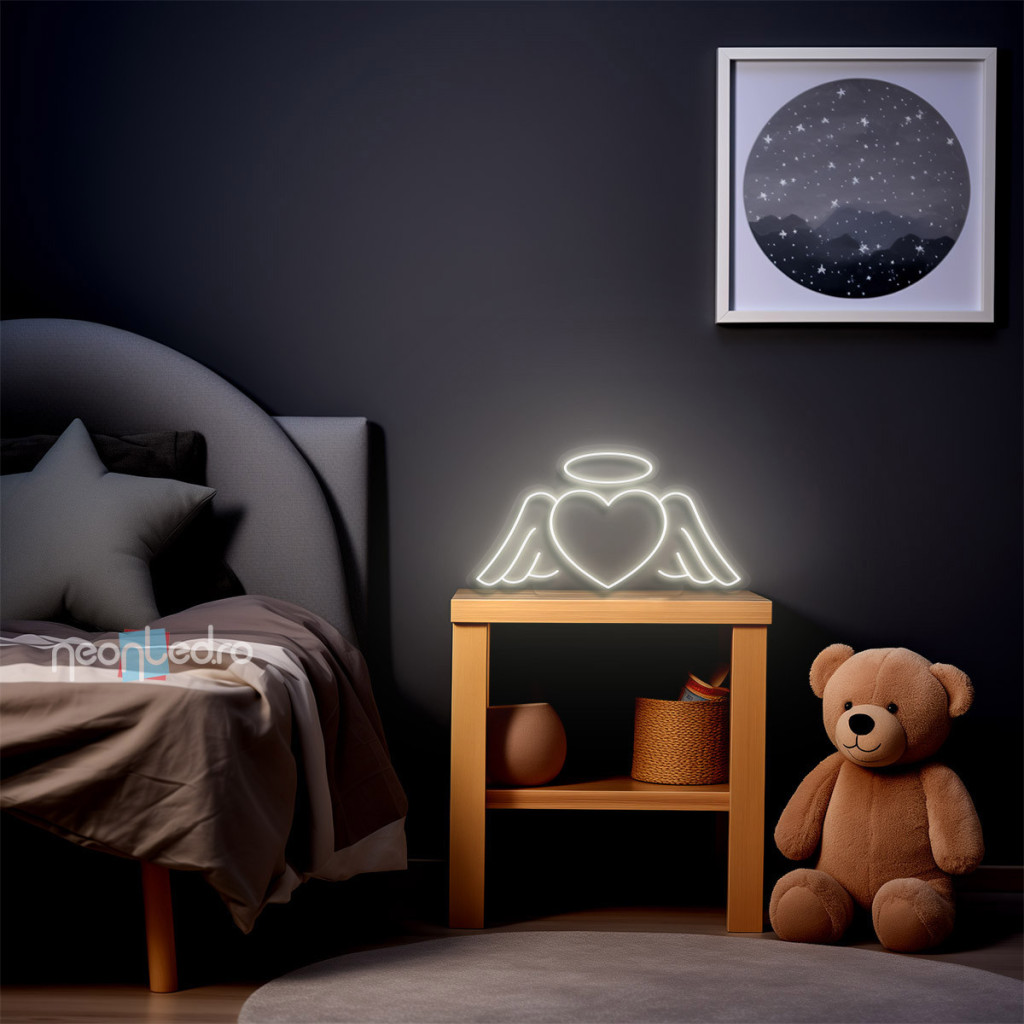 Angel`s Heart Semn Luminos Neon Led