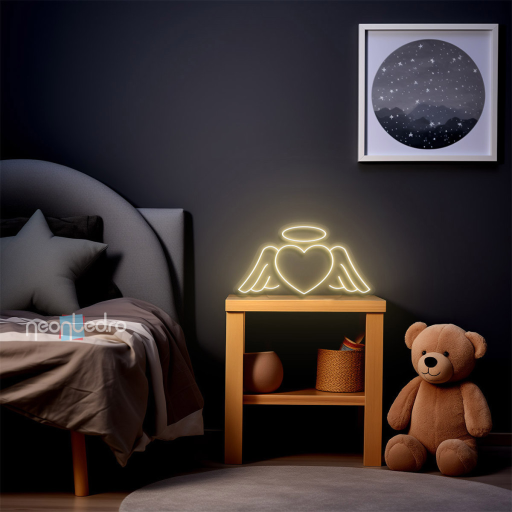 Angel`s Heart Semn Luminos Neon Led
