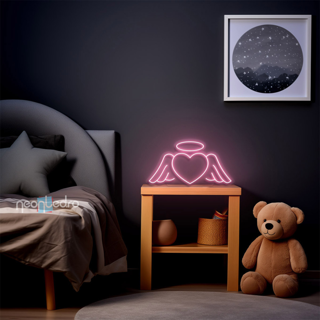 Angel`s Heart Semn Luminos Neon Led