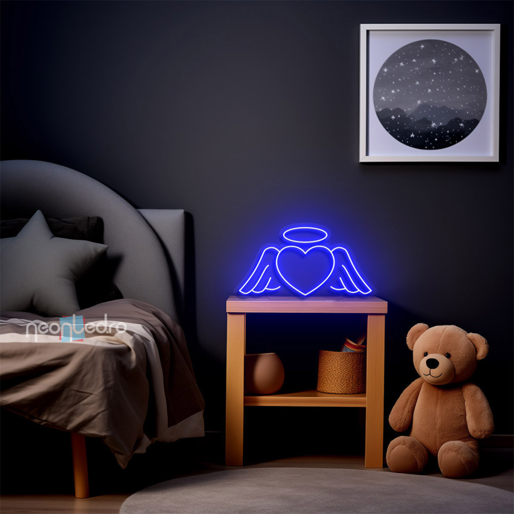 Angel`s Heart Semn Luminos Neon Led