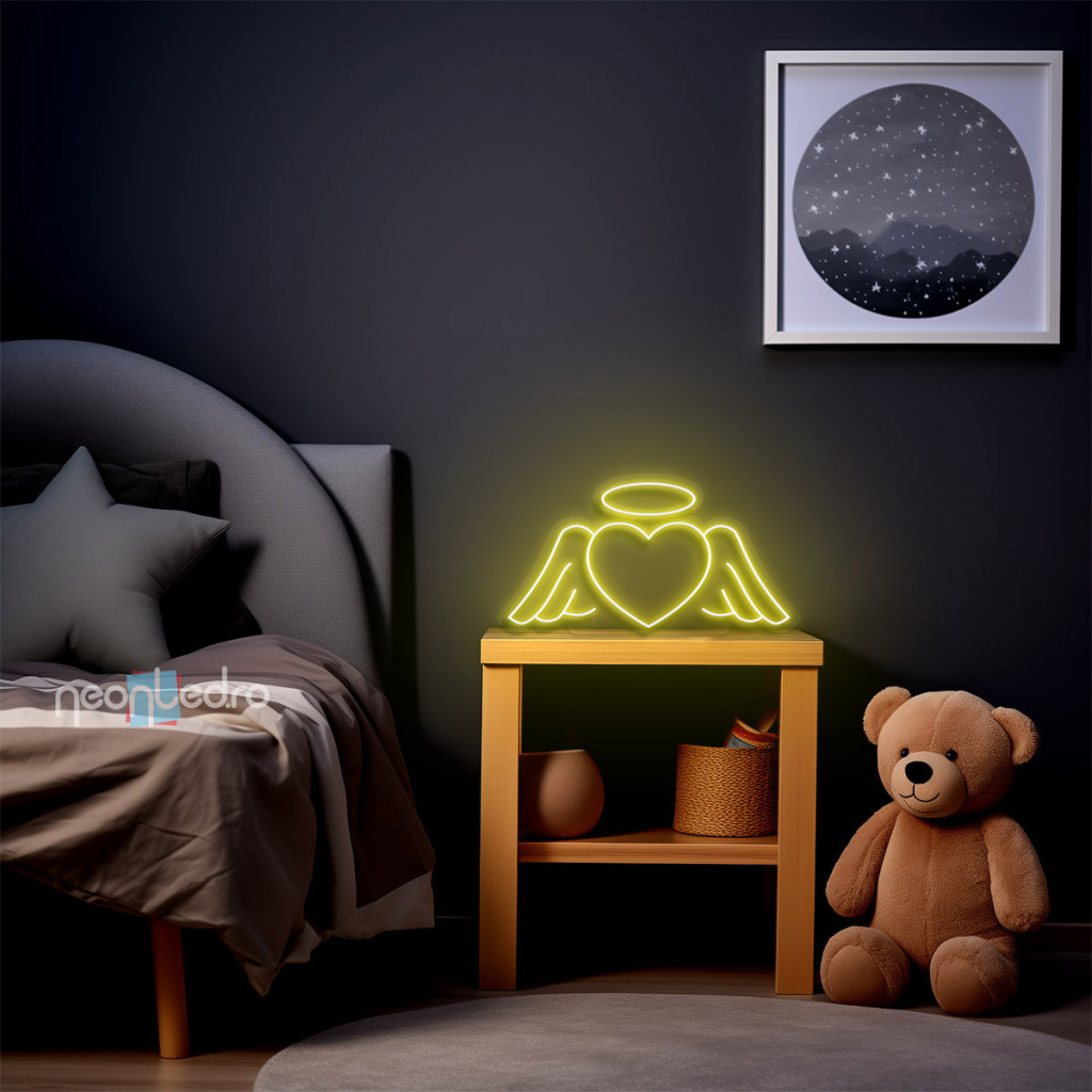 Angel`s Heart Semn Luminos Neon Led