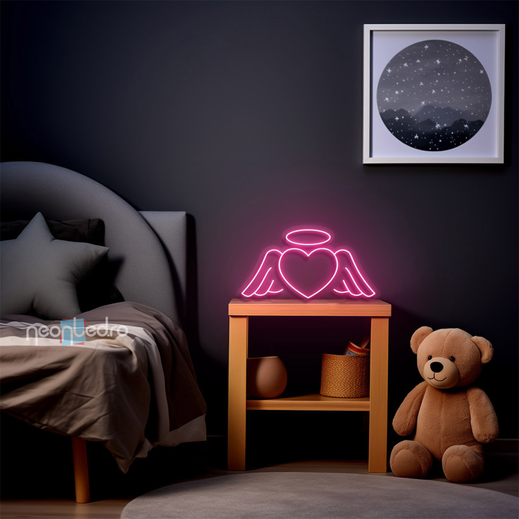 Angel`s Heart Semn Luminos Neon Led