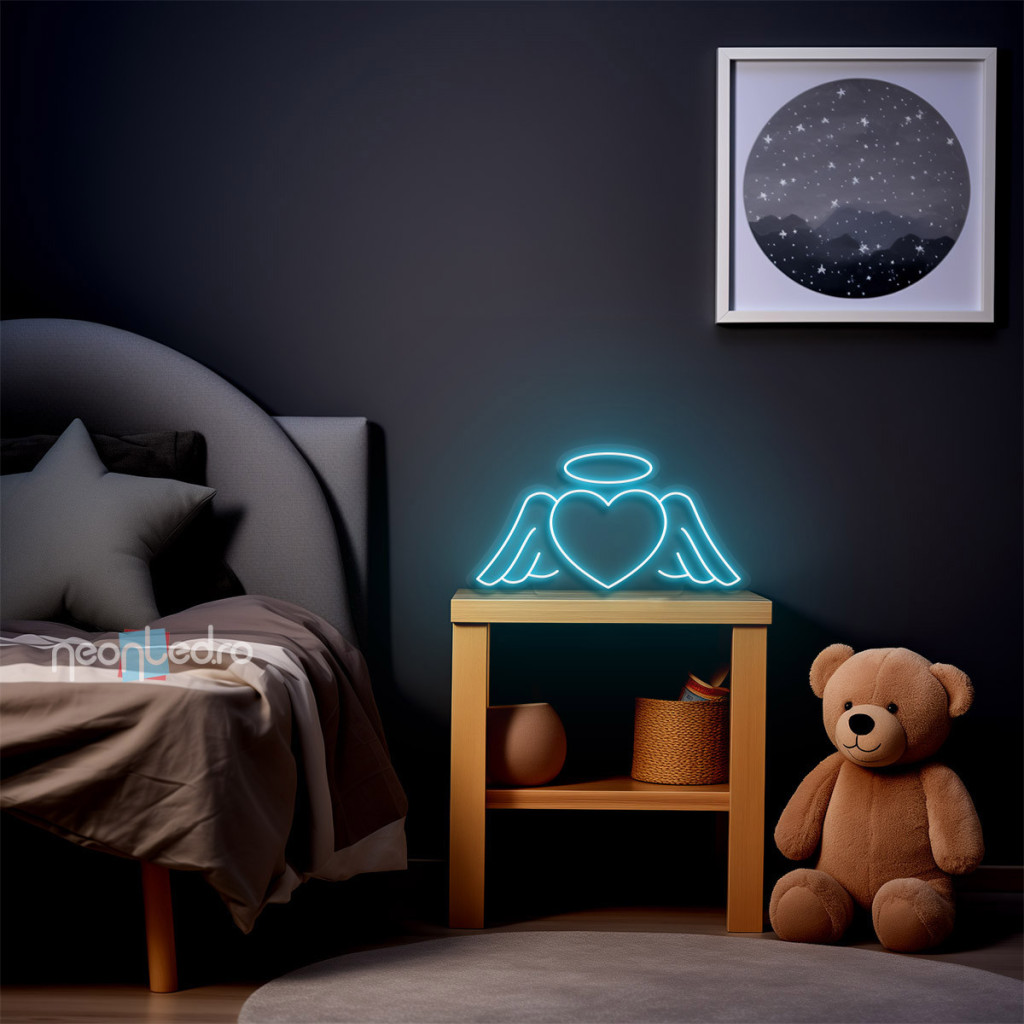 Angel`s Heart Semn Luminos Neon Led