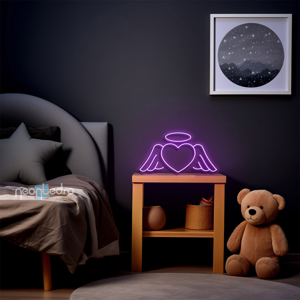 Angel`s Heart Semn Luminos Neon Led