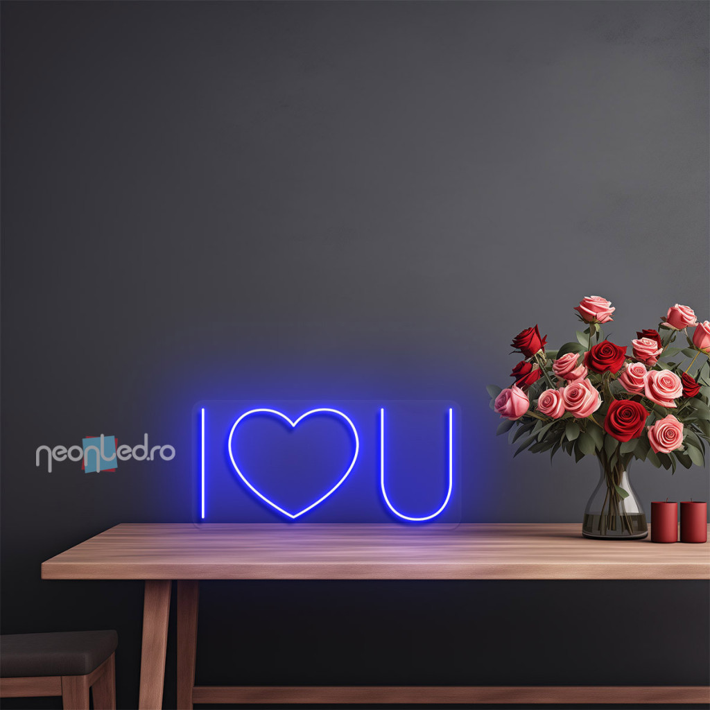 I heart you Semn Luminos Neon Led