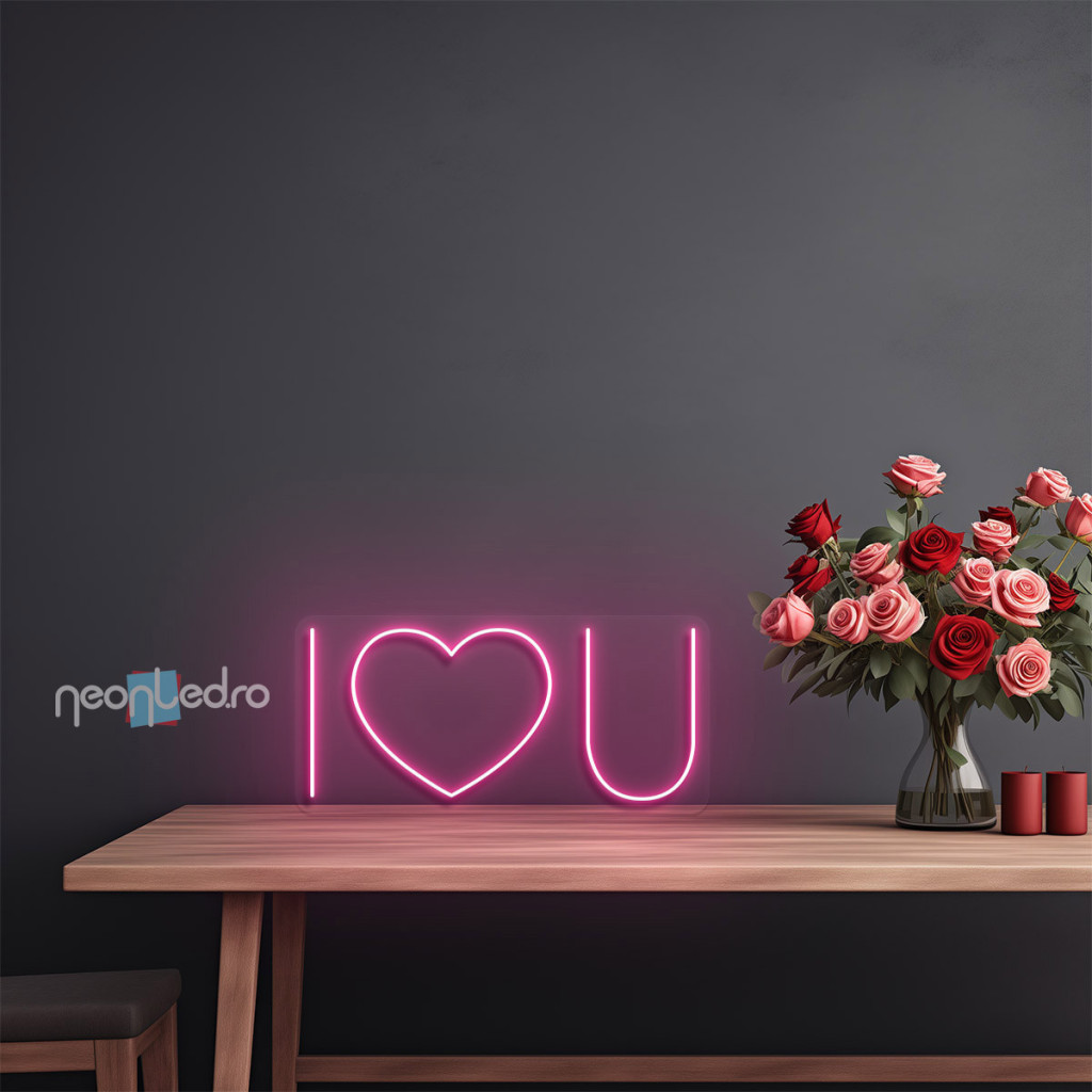 I heart you Semn Luminos Neon Led