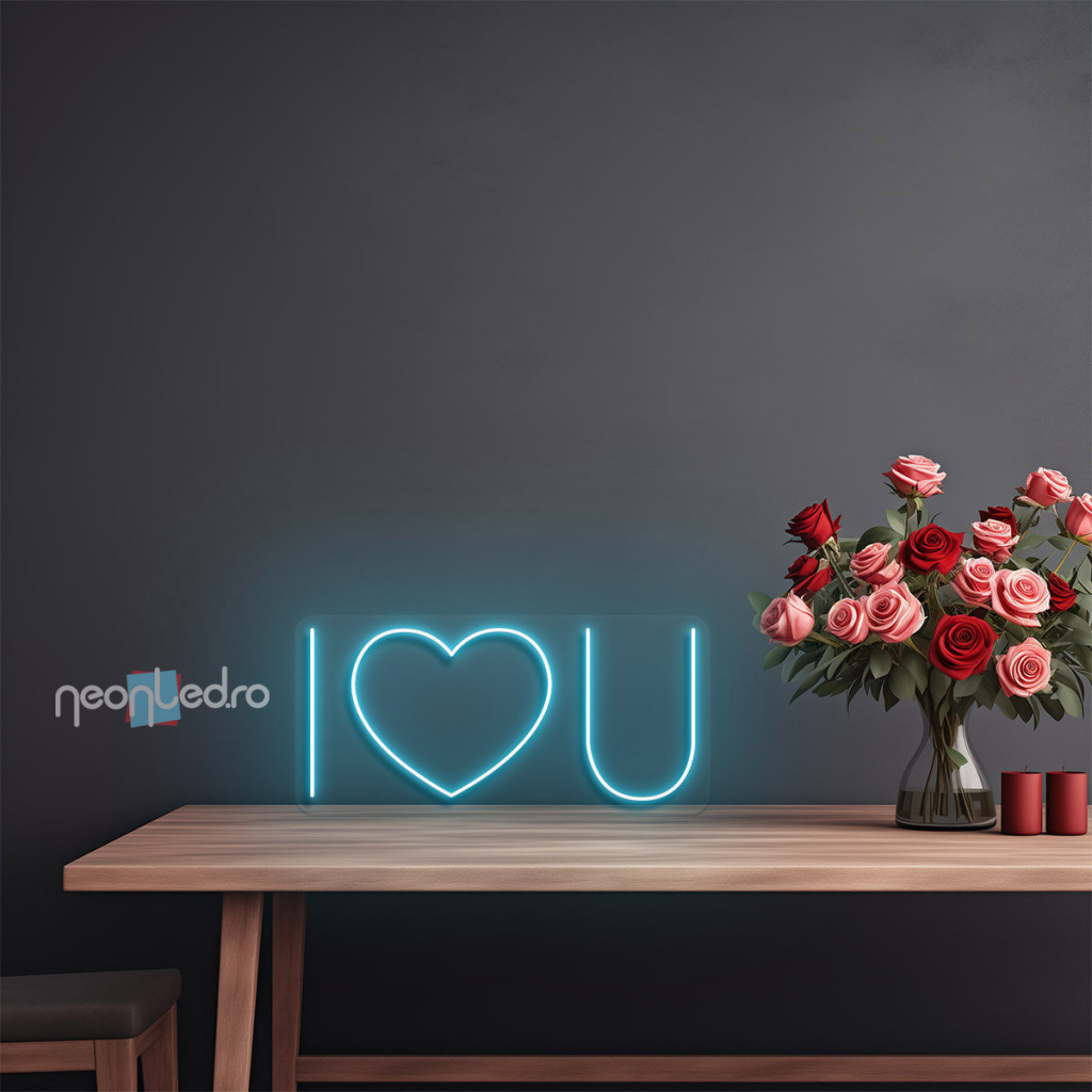 I heart you Semn Luminos Neon Led 2