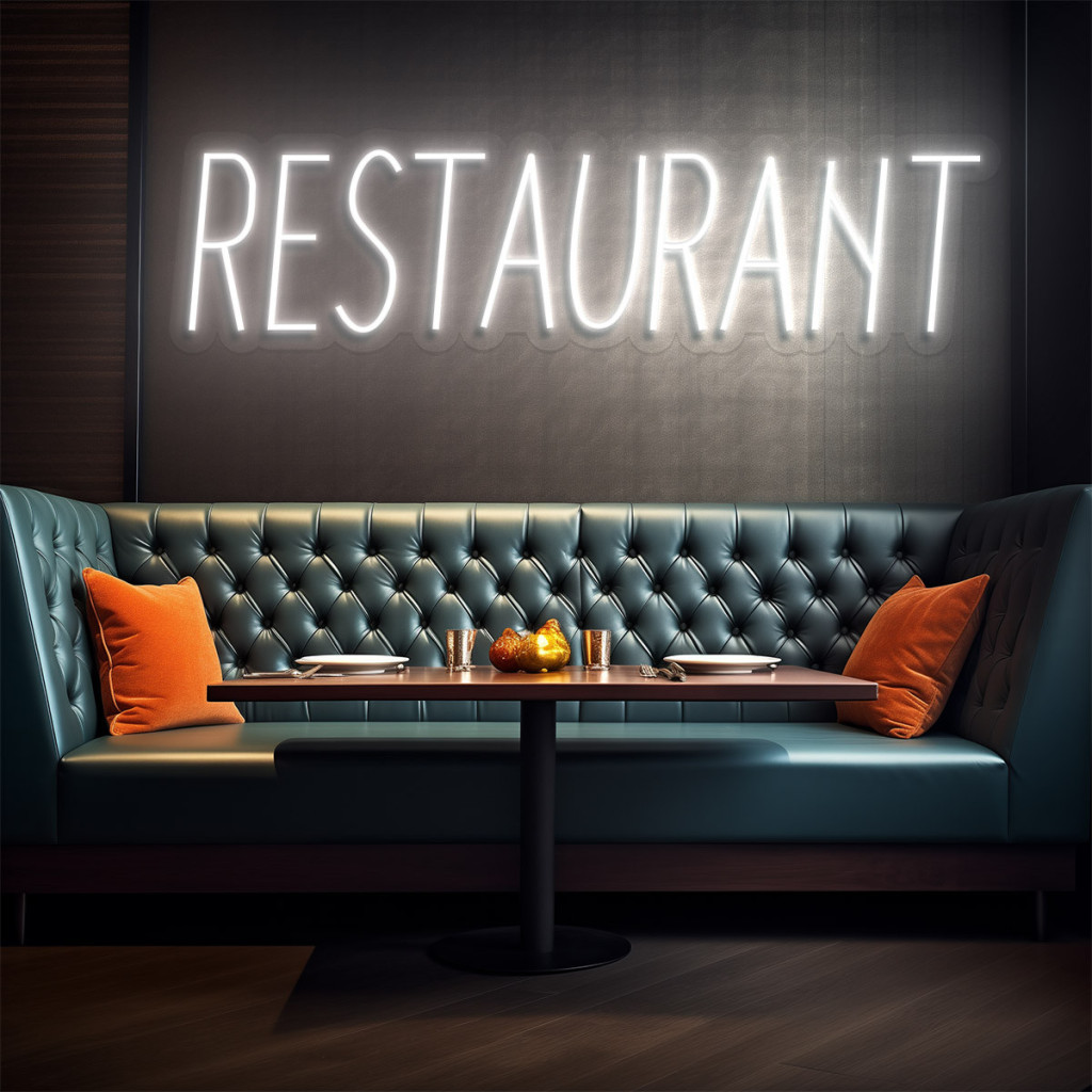 Restaurant Semn Luminos Neon Led