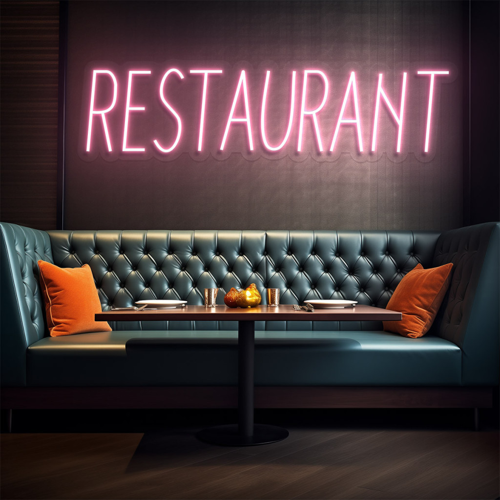 Restaurant Semn Luminos Neon Led
