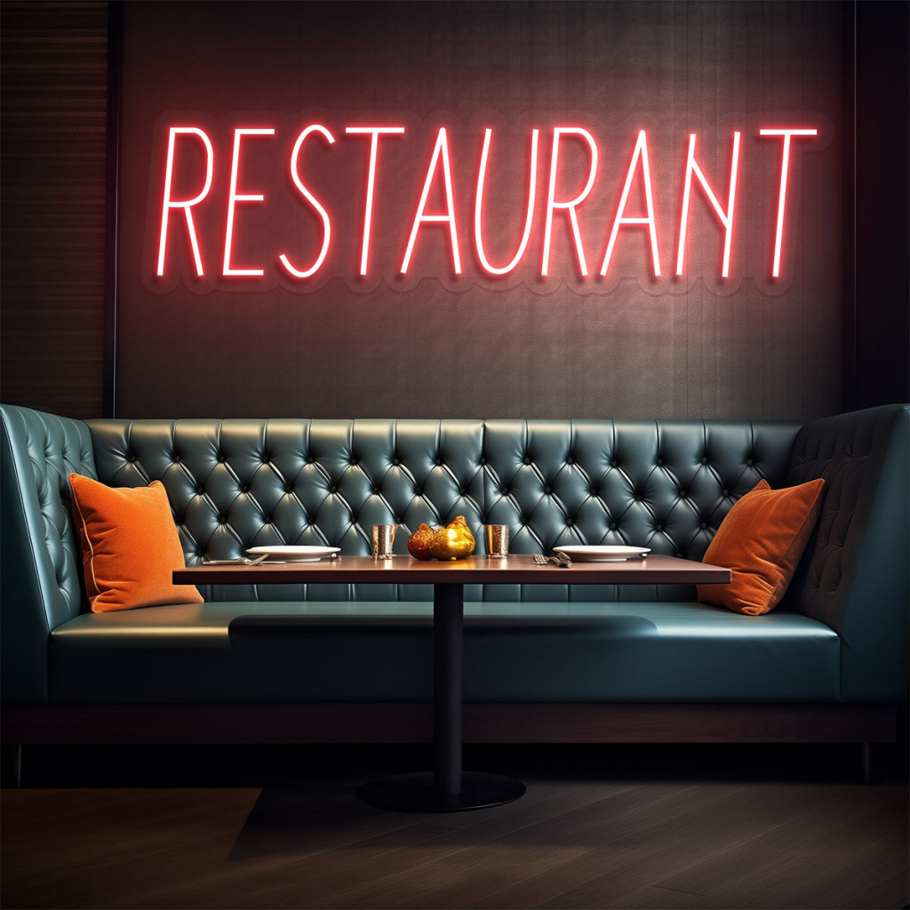 Restaurant Semn Luminos Neon Led