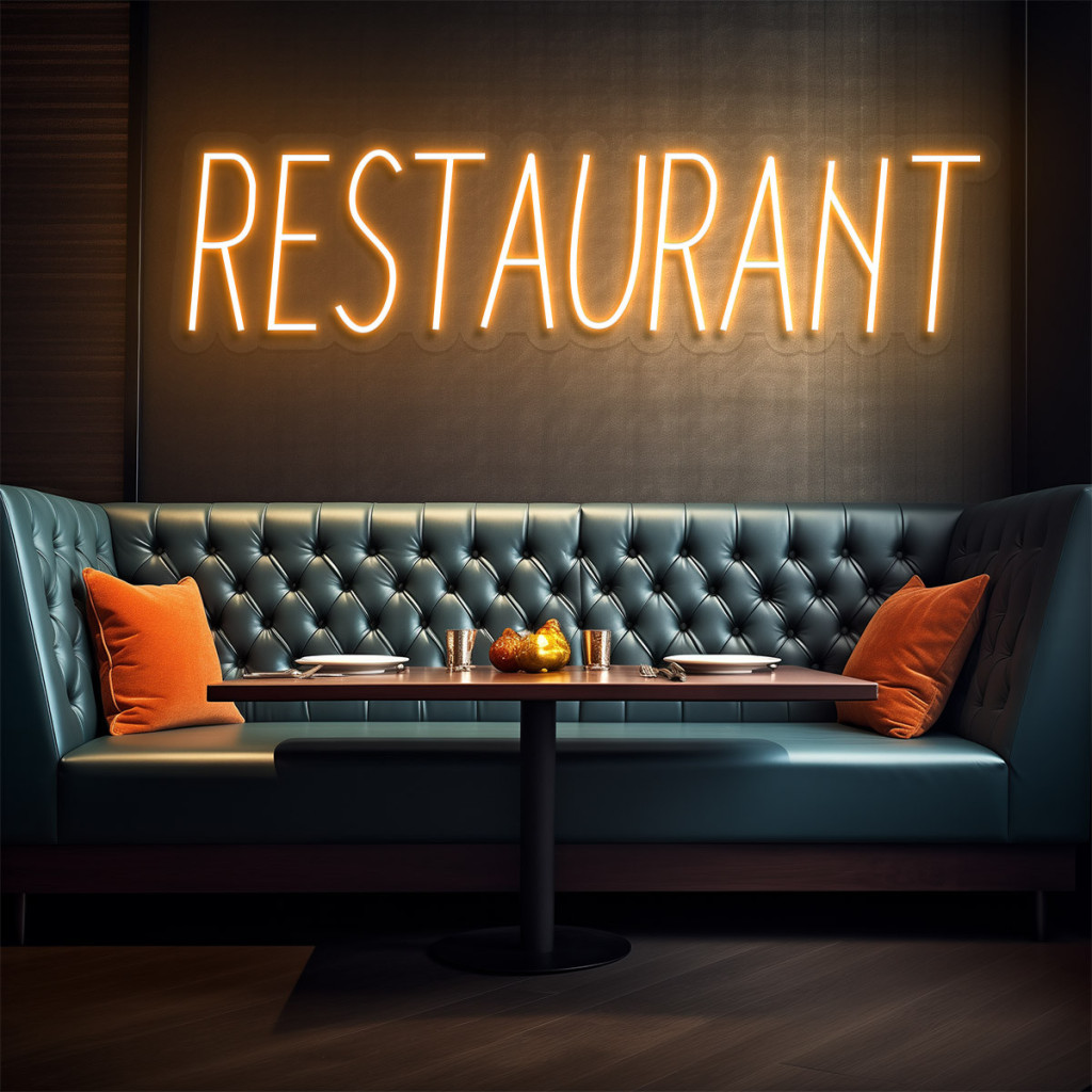 Restaurant Semn Luminos Neon Led