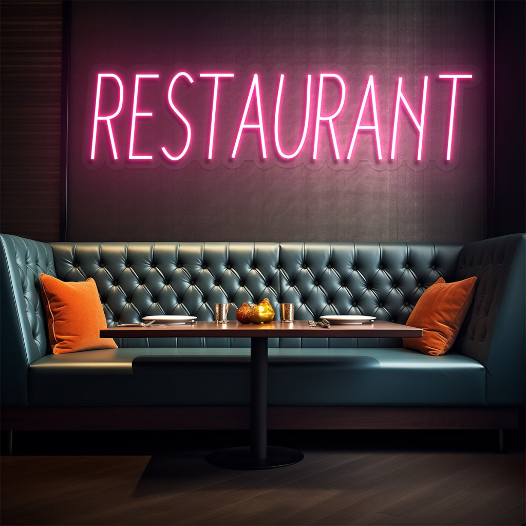 Restaurant Semn Luminos Neon Led