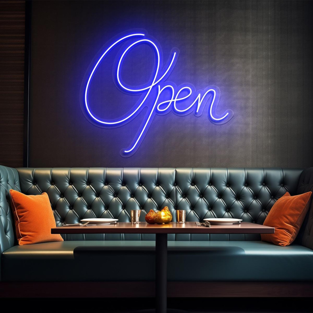 Open Semn Luminos Neon Led
