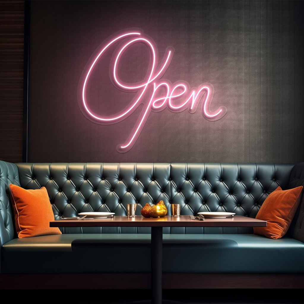 Open Semn Luminos Neon Led