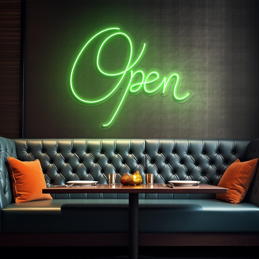 Open Semn Luminos Neon Led