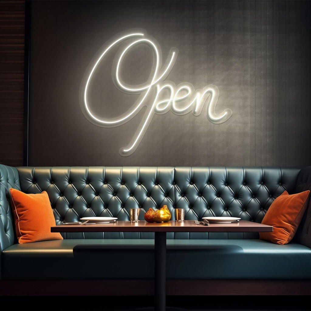 Open Semn Luminos Neon Led