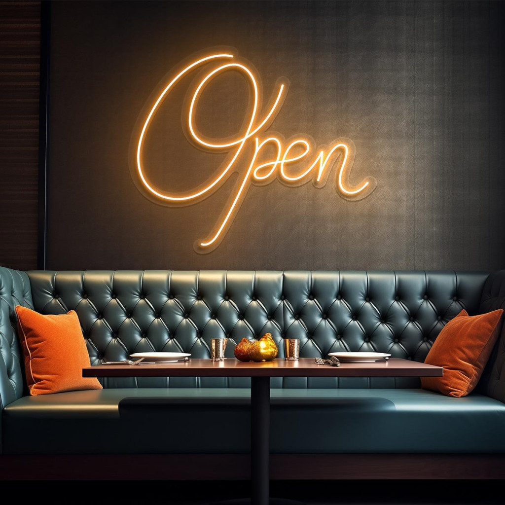 Open Semn Luminos Neon Led