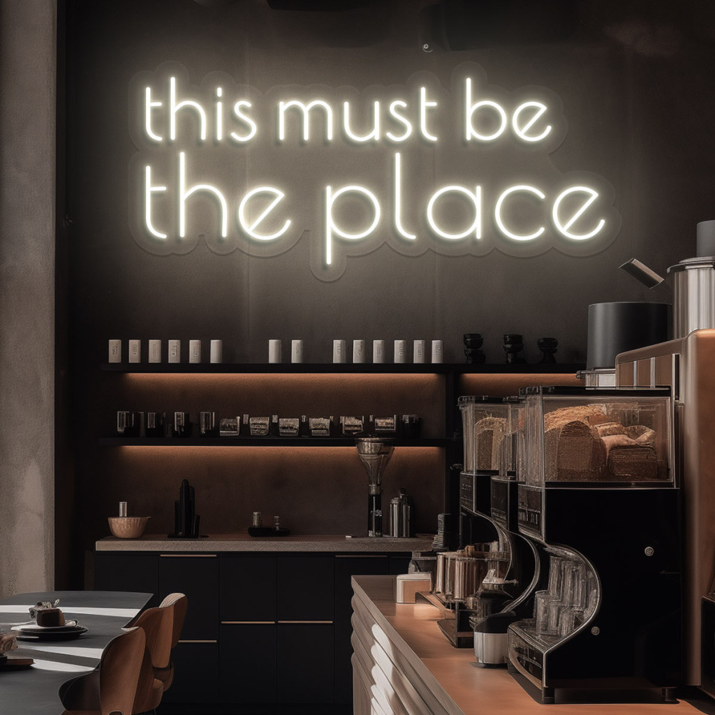 This Must Be The Place Semn Luminos Neon Led