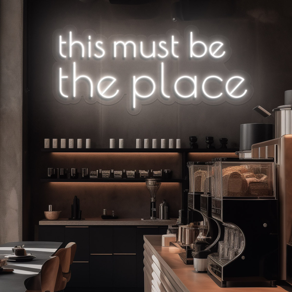 This Must Be The Place Semn Luminos Neon Led