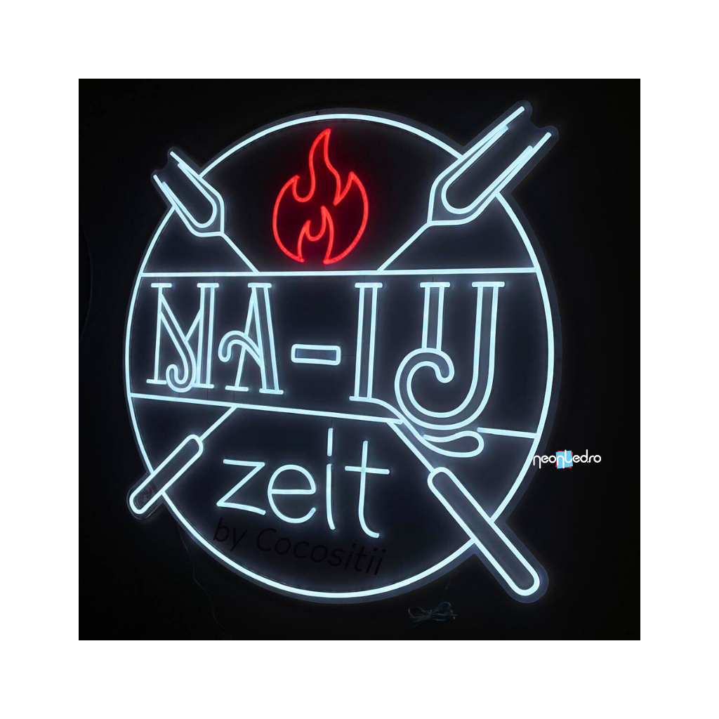 Semn LED Personalizat Restaurant Germania