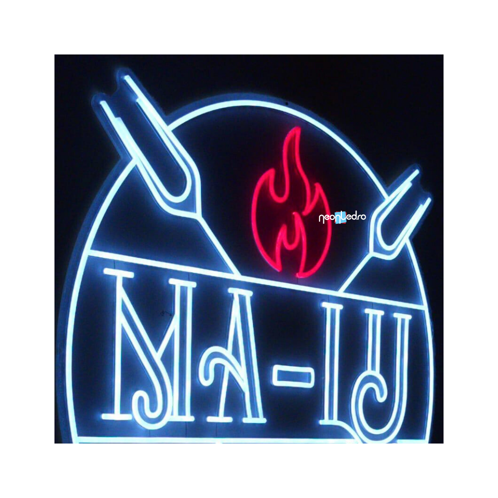 Semn LED Personalizat Restaurant Germania