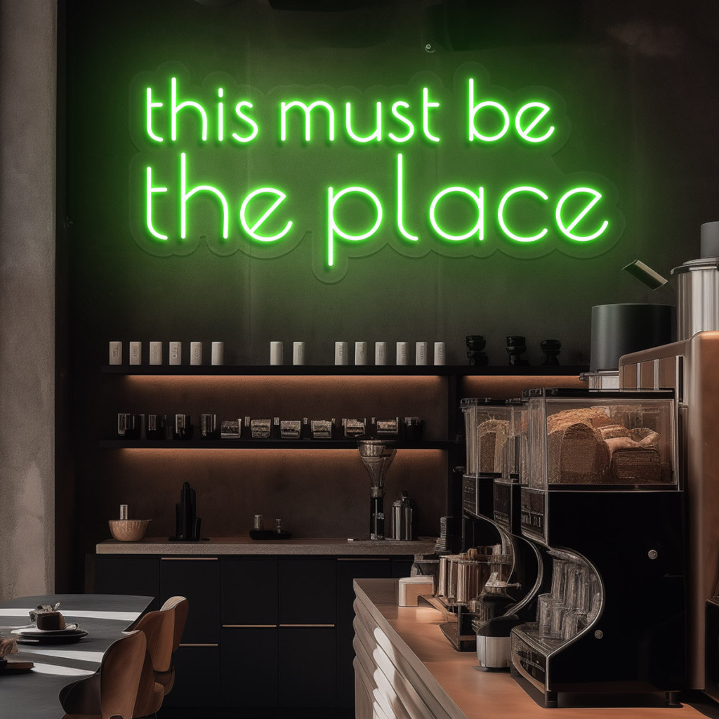 This Must Be The Place Semn Luminos Neon Led