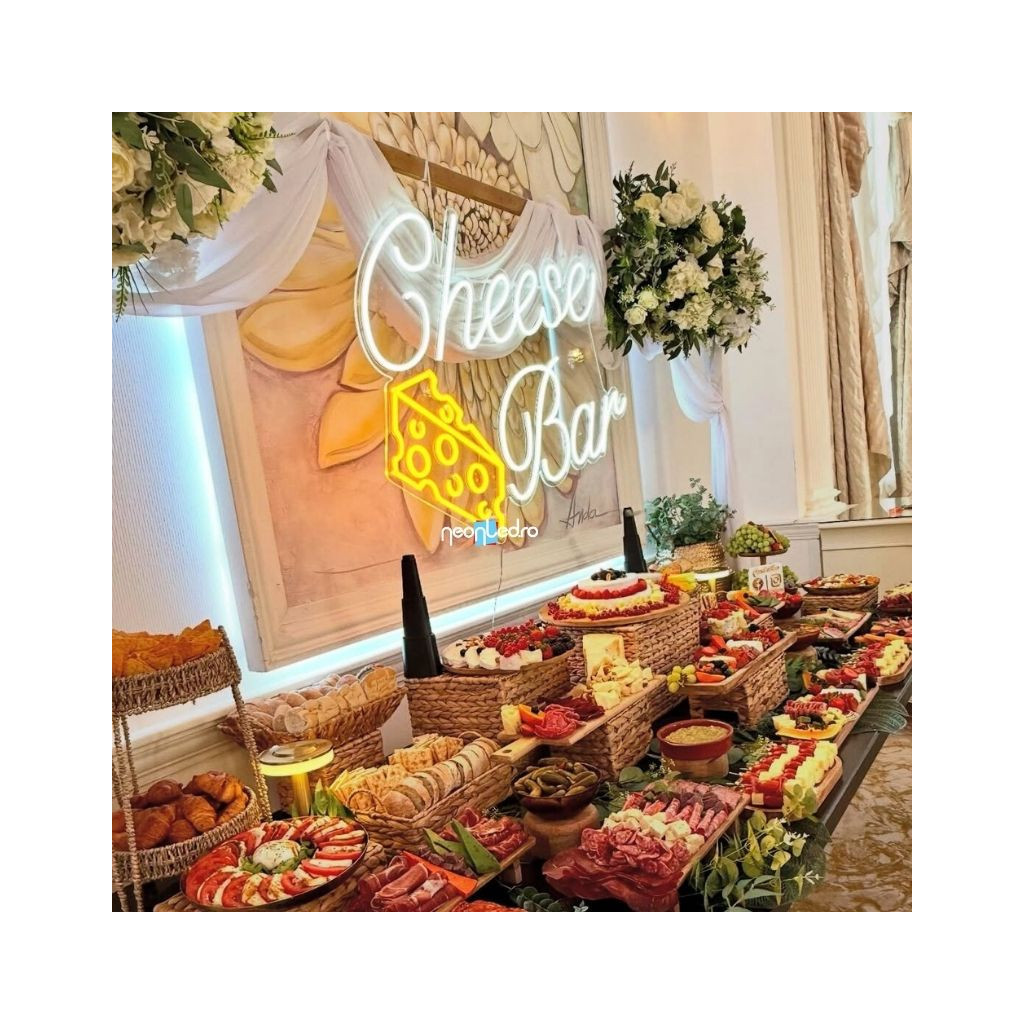 Semn LED Personalizat Cheese Bar