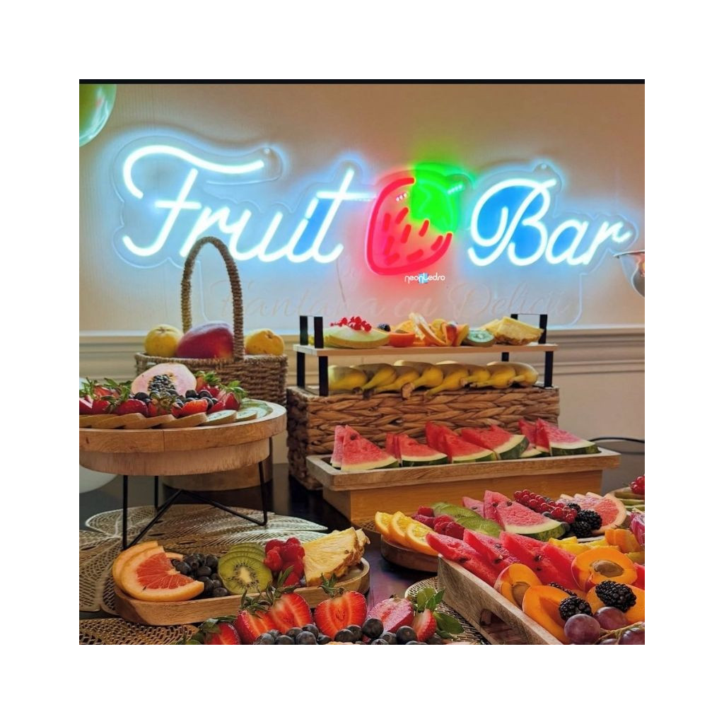 Semn LED Personalizat Fruit Bar