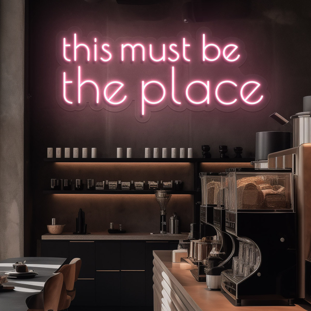 This Must Be The Place Semn Luminos Neon Led