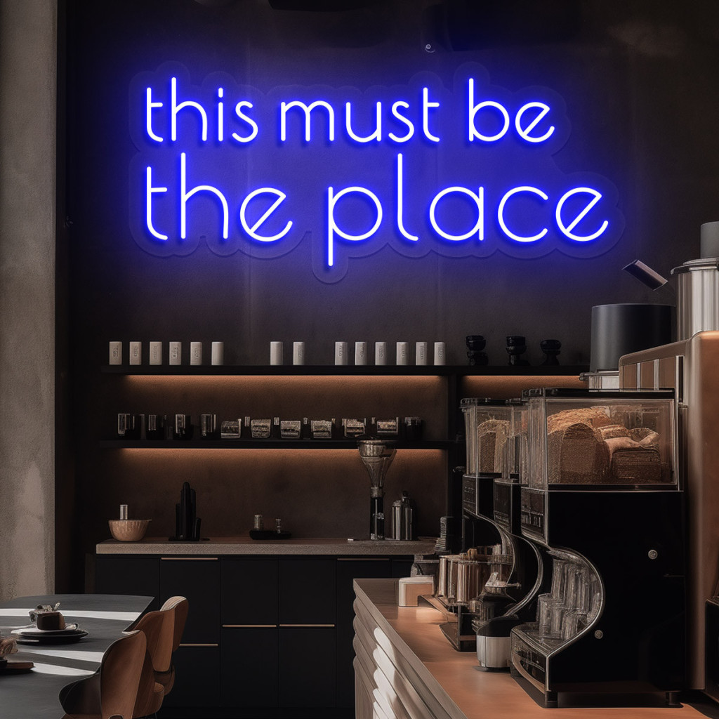 This Must Be The Place Semn Luminos Neon Led