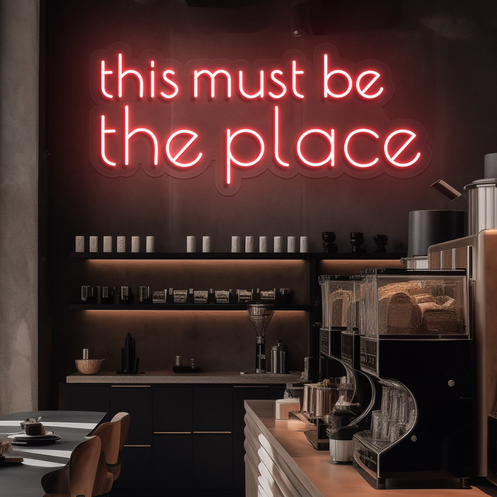 This Must Be The Place Semn Luminos Neon Led