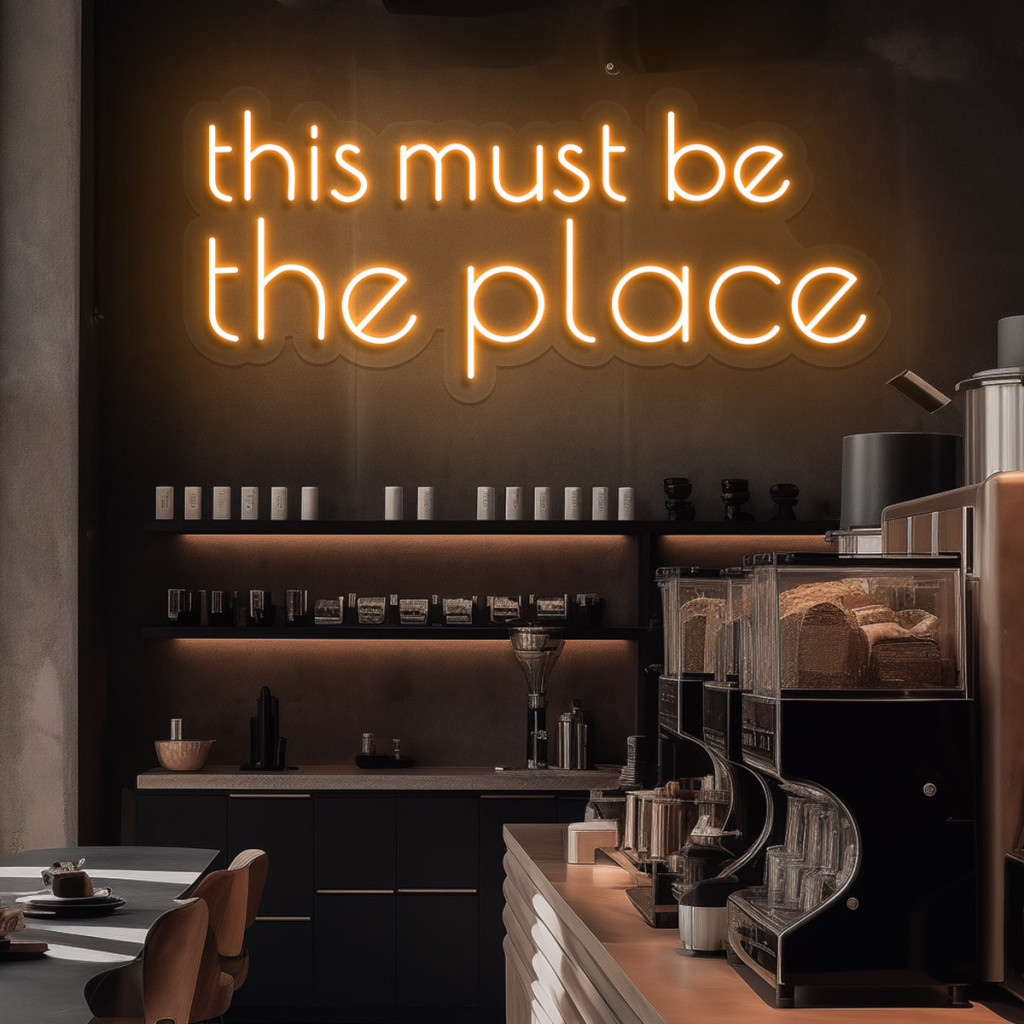 This Must Be The Place Semn Luminos Neon Led