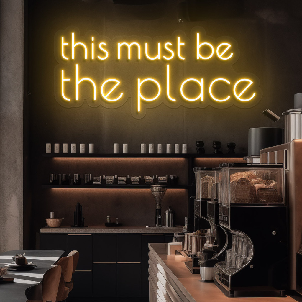 This Must Be The Place Semn Luminos Neon Led