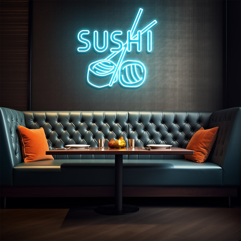 SUSHI Semn Luminos Neon Led 2