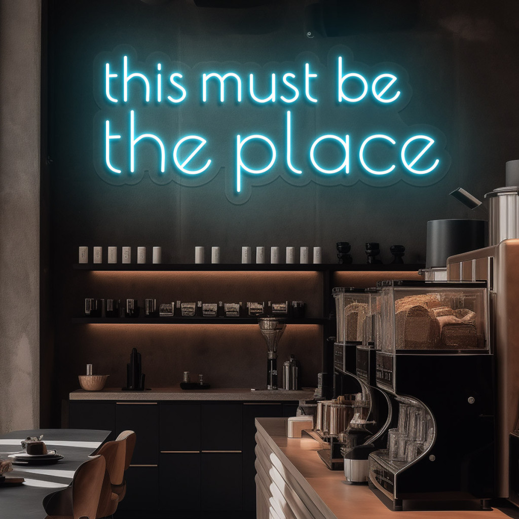 This Must Be The Place Semn Luminos Neon Led