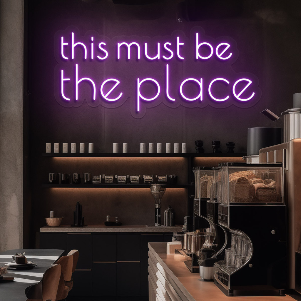 This Must Be The Place Semn Luminos Neon Led 2